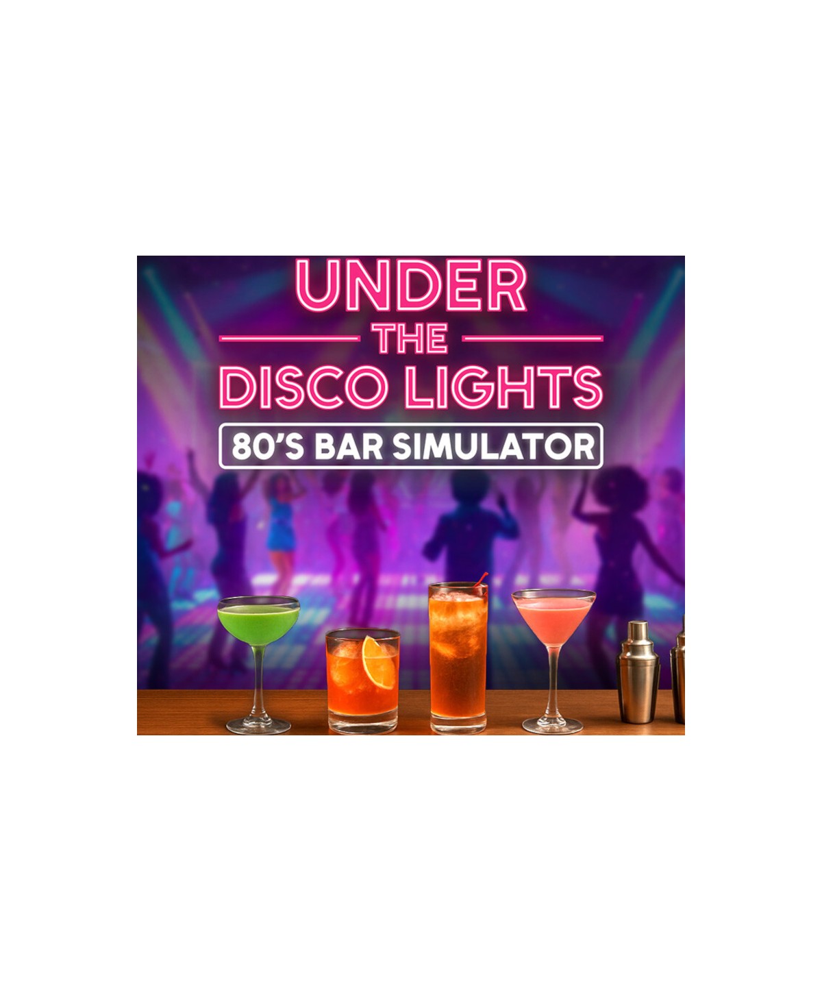 Under the Disco Lights - 80 s Bar Simulator Steam Key GLOBAL